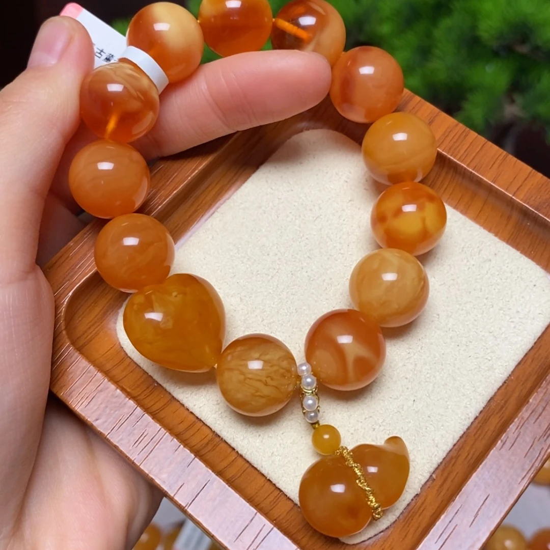 【闪购商品】未镶嵌蜜蜡手链手串
