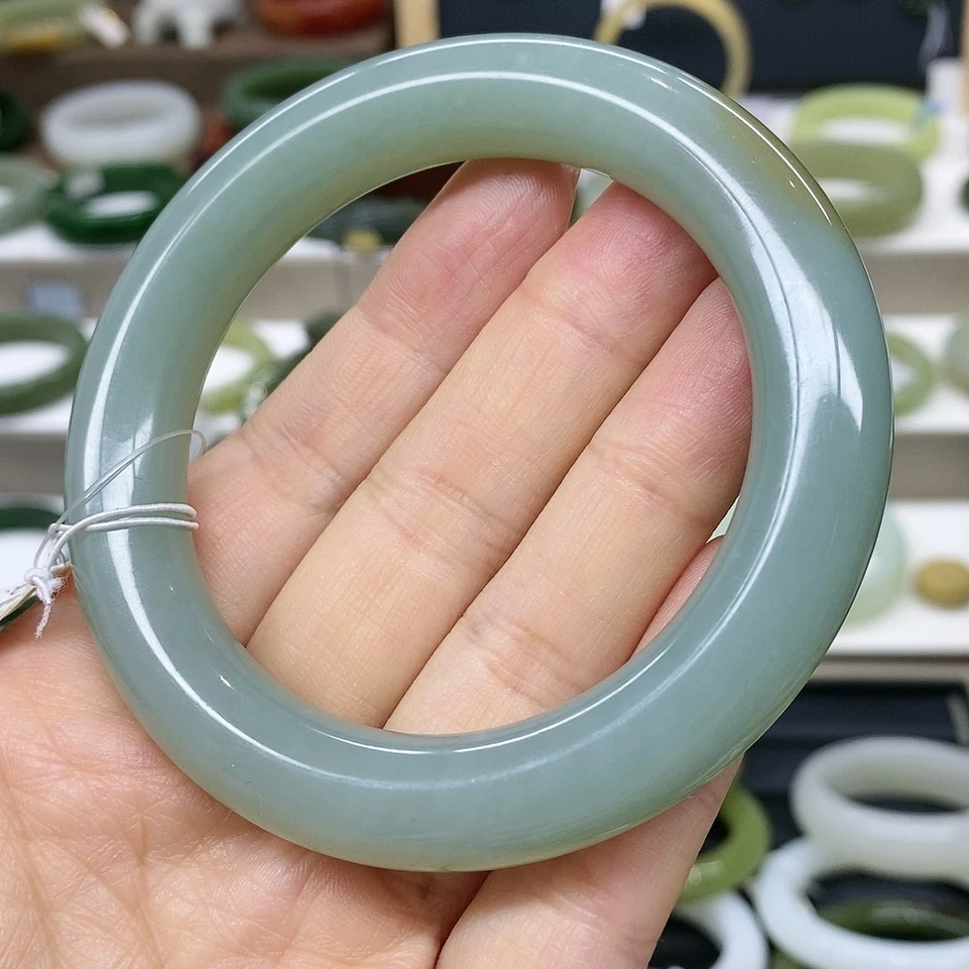 【闪购商品】和田玉手镯未镶嵌和田玉60.5