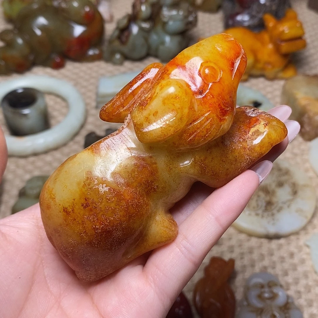 未镶嵌蛇纹石玉颈饰