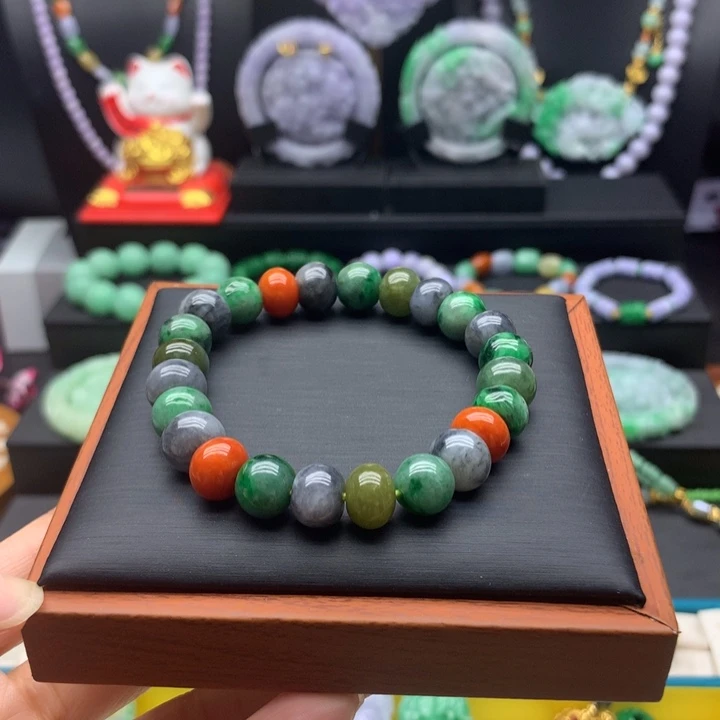 未镶嵌手链翡翠翡翠手串