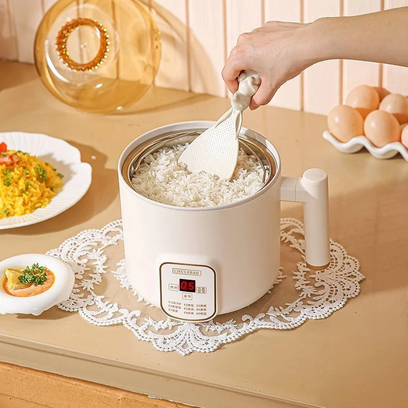 电煮锅宿舍煮饭煮粥煲汤一体小电锅家用小型电饭煲低糖蒸饭电饭锅