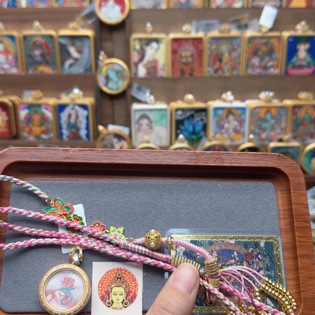 吊坠诺*?古祥手绘唐卡