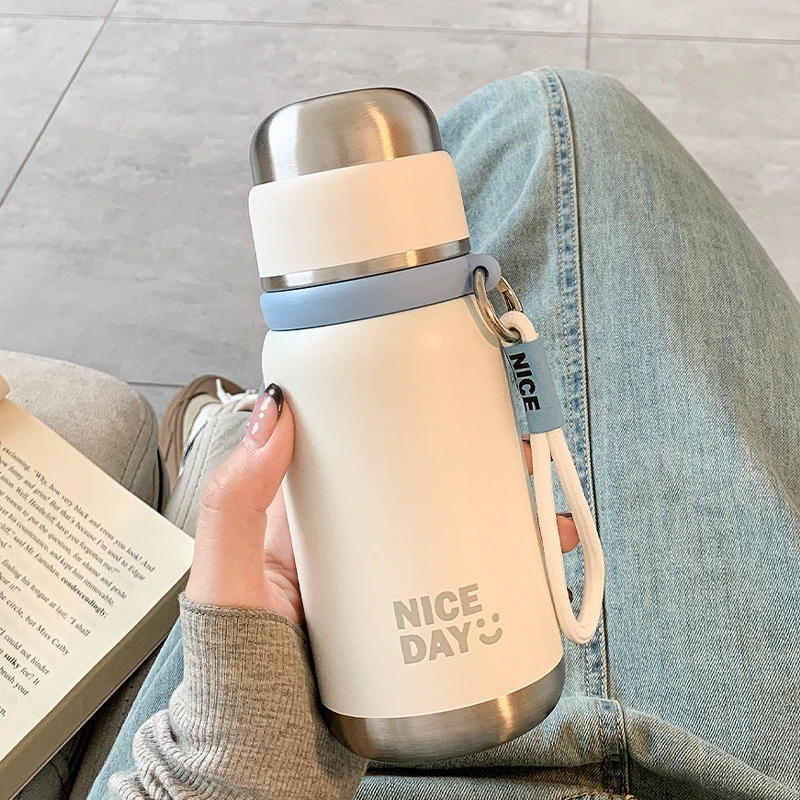 Allwell/202新款保温杯男女学生高颜值大容量便携316儿童水杯子