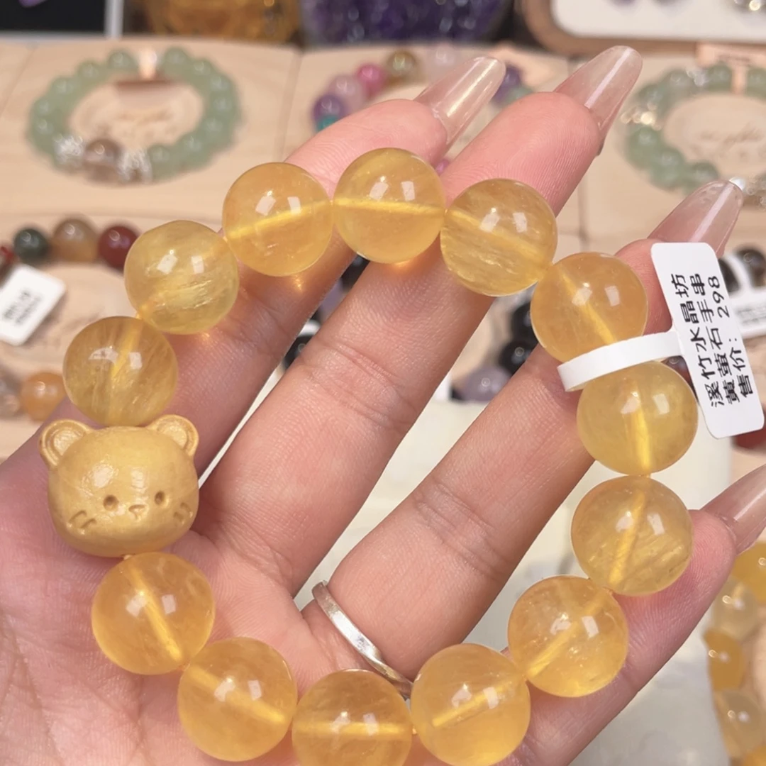 水晶未镶嵌手链天然水晶