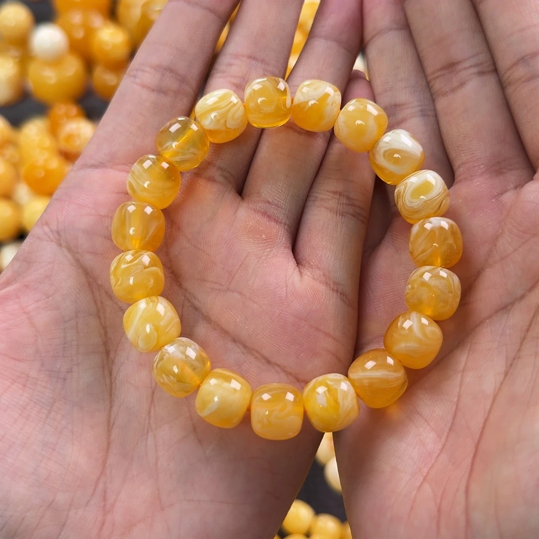 琥珀未镶嵌珠宝奇石12mm同料