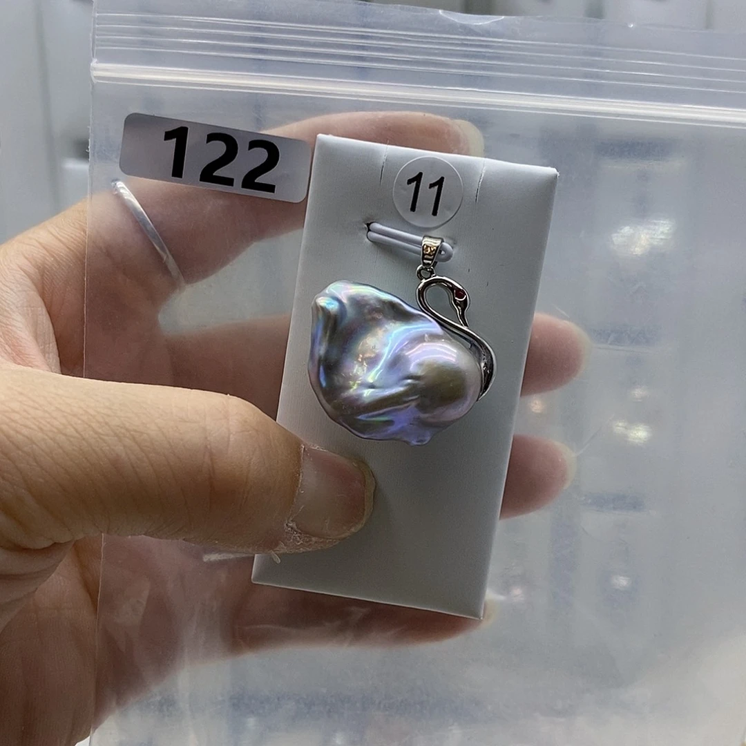 合金耳饰淡水珍珠