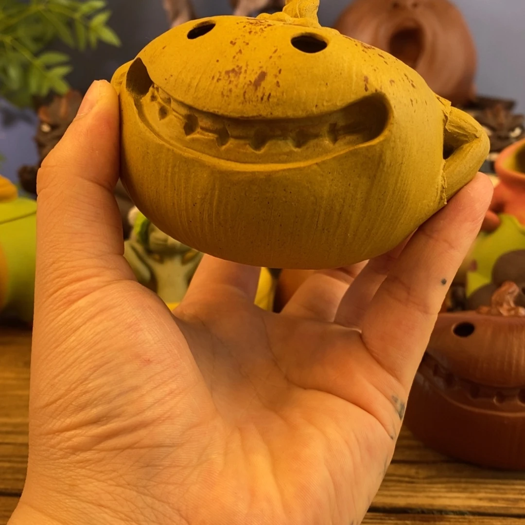 茶壶紫砂紫砂 南瓜