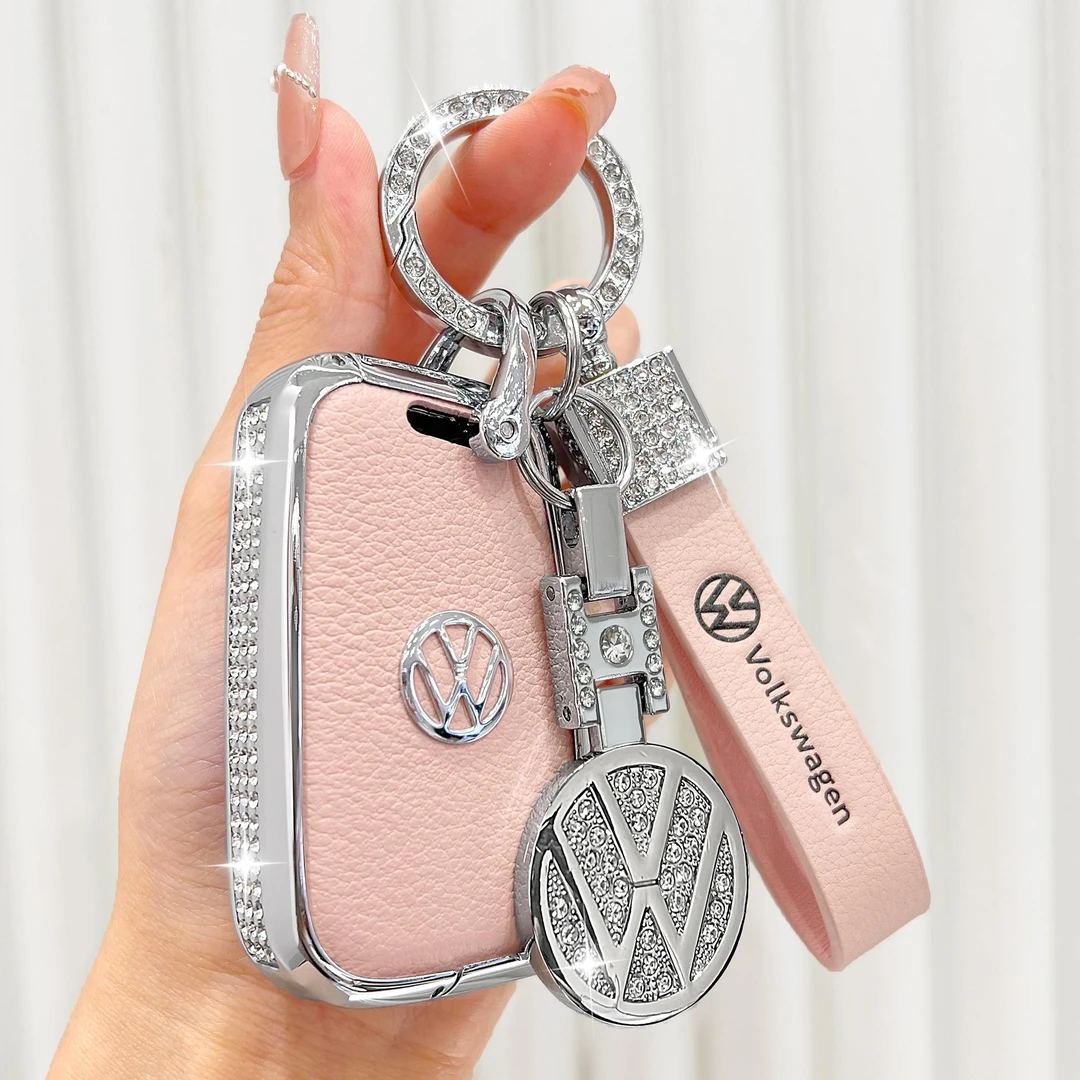 大众速腾钥匙套25款朗逸宝来途观L途岳探岳探歌polo迈腾车壳包扣