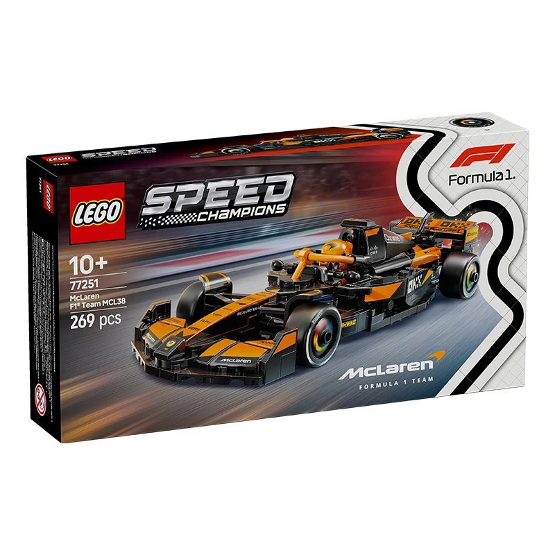 乐高LEGO speed竞速赛车 迈凯伦F1车队77251积木玩具礼物