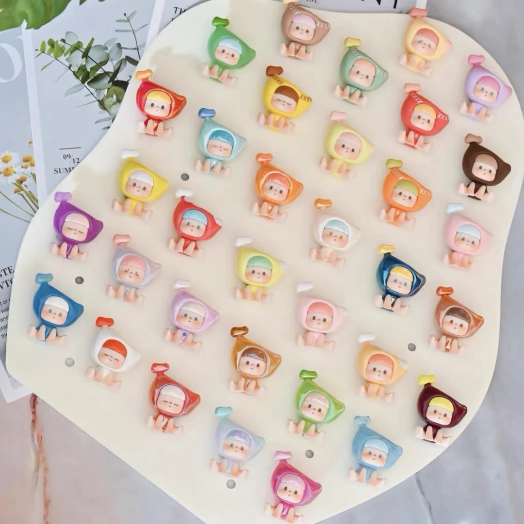 【拆盒】不二蕉小可爱系列萌粒潮玩盲盒手办可爱摆件