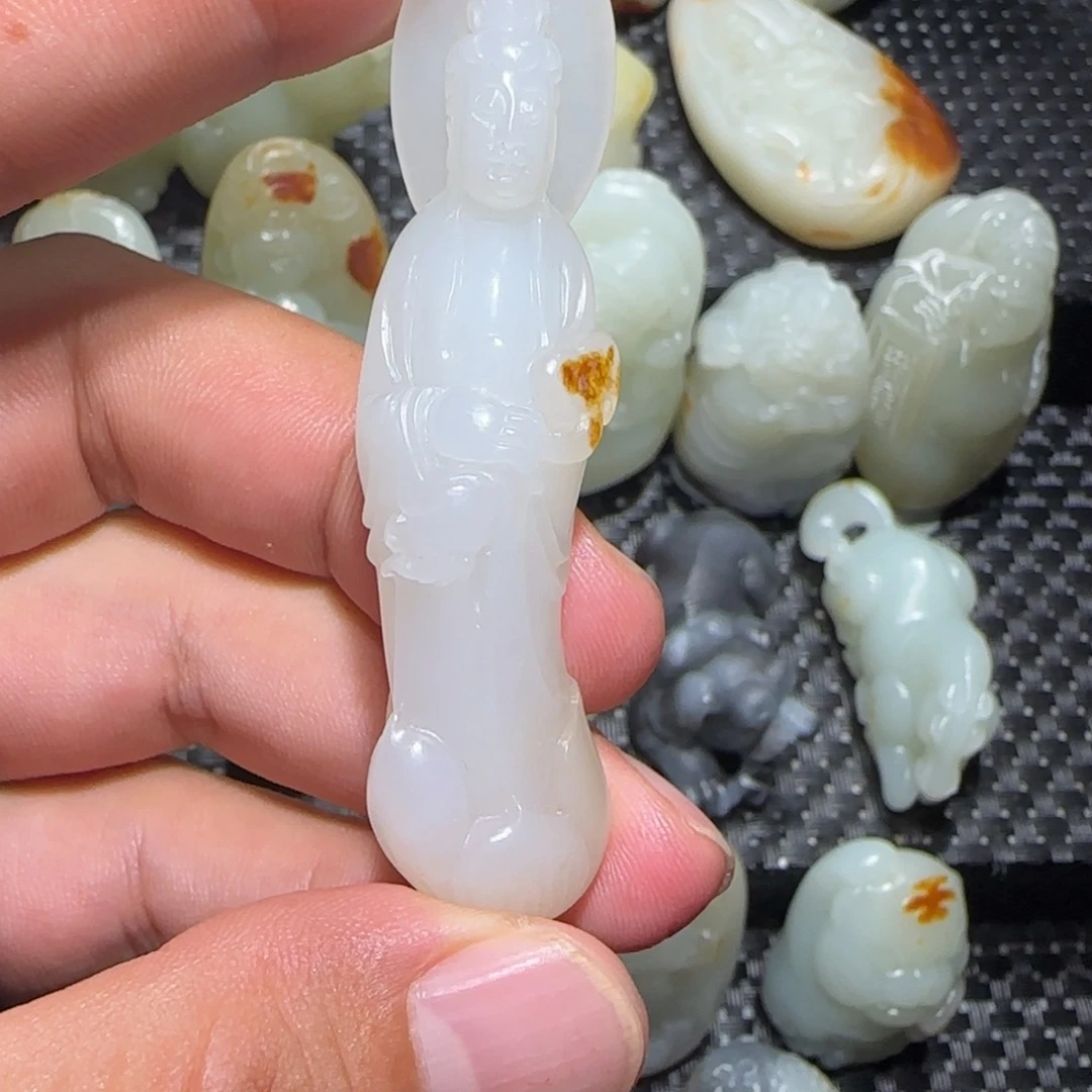 和田玉未镶嵌吊坠(不含链)炼*