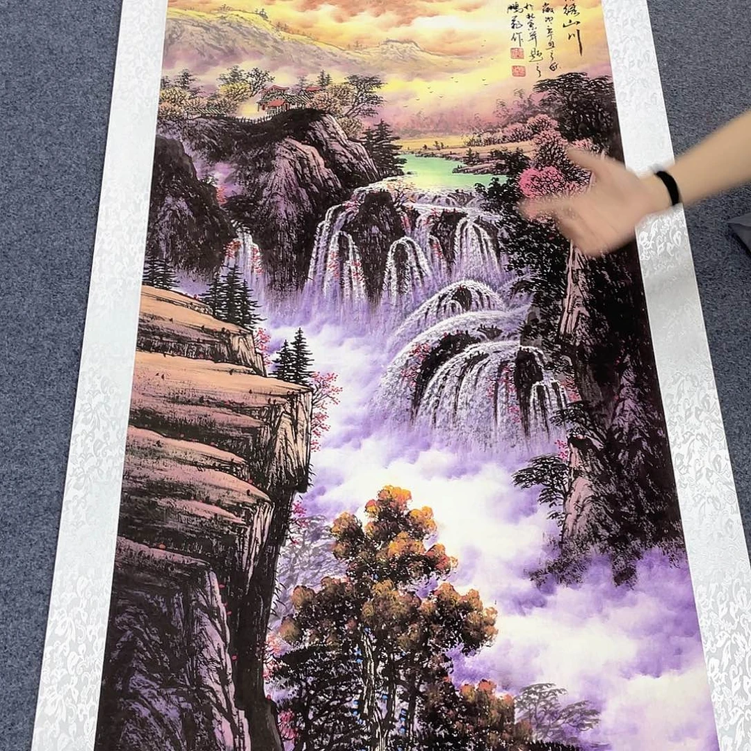 国画作品小姐姐放漏…