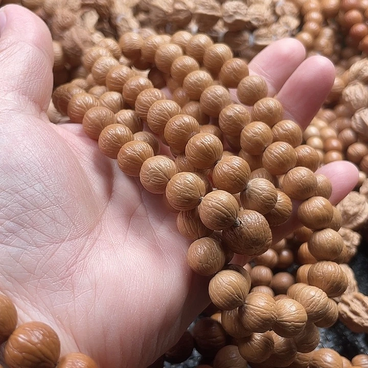 猴头核桃手串1.1同尺磨盘风羽108