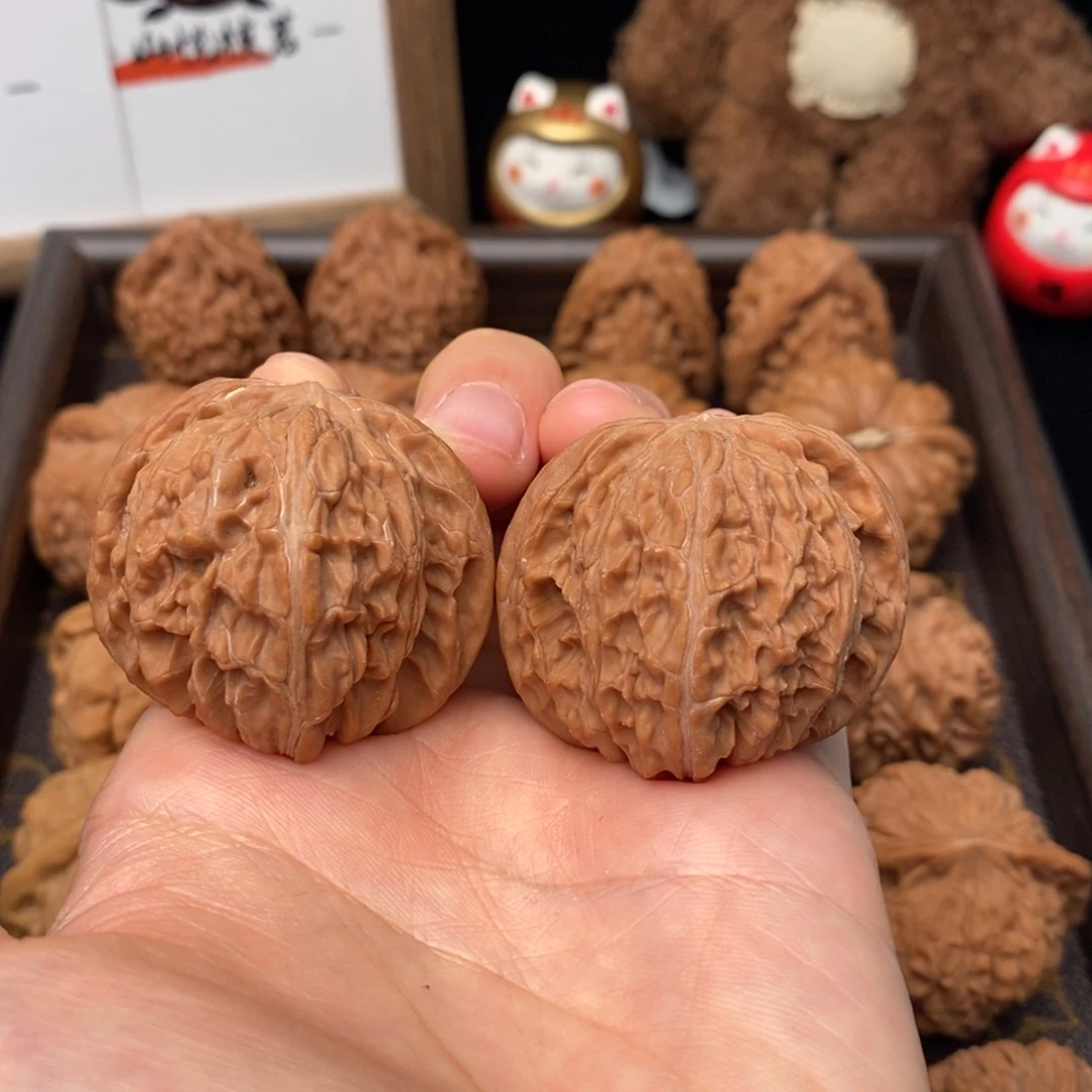 文玩核桃把件磨盘40