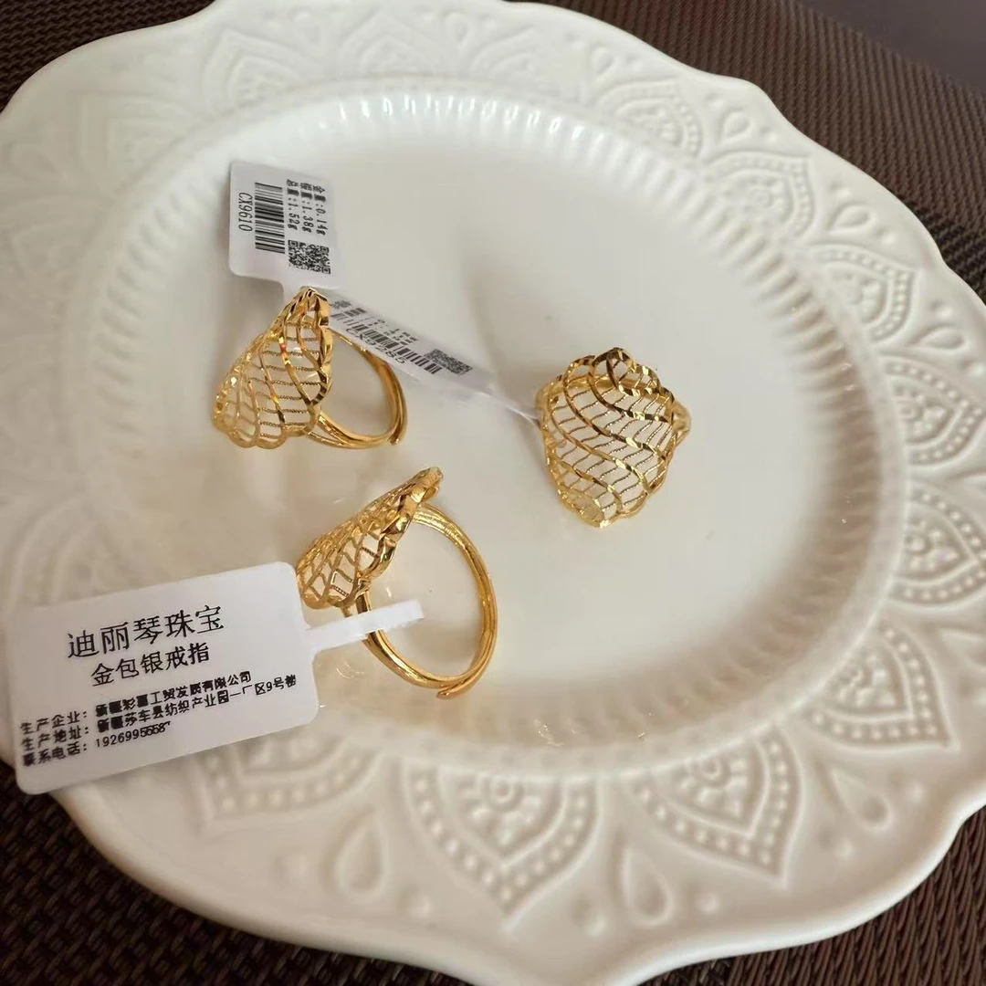 合金亚克力戒指 戒指女款简约