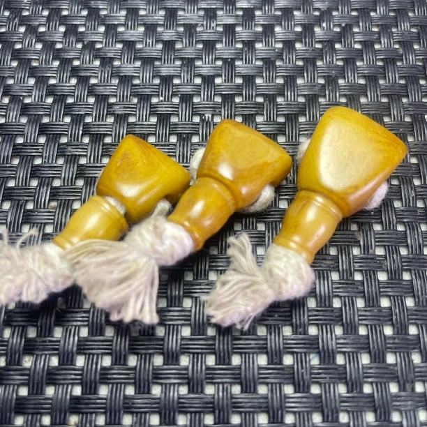 藏式牦牛骨鲨鱼背13规格三通配饰（发2个）