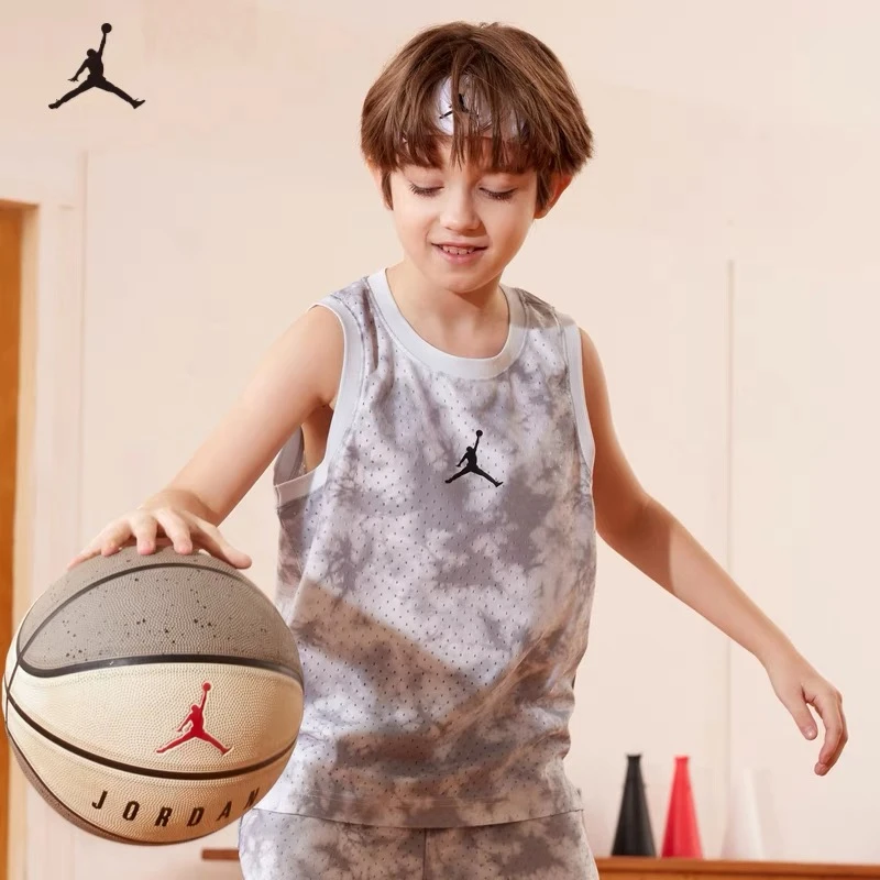 AIR JORDAN夏季篮球运动童装背男童运动时尚背心C518