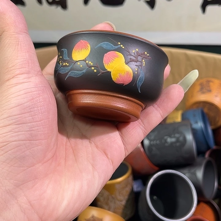 茶杯紫砂全手工紫砂主人杯