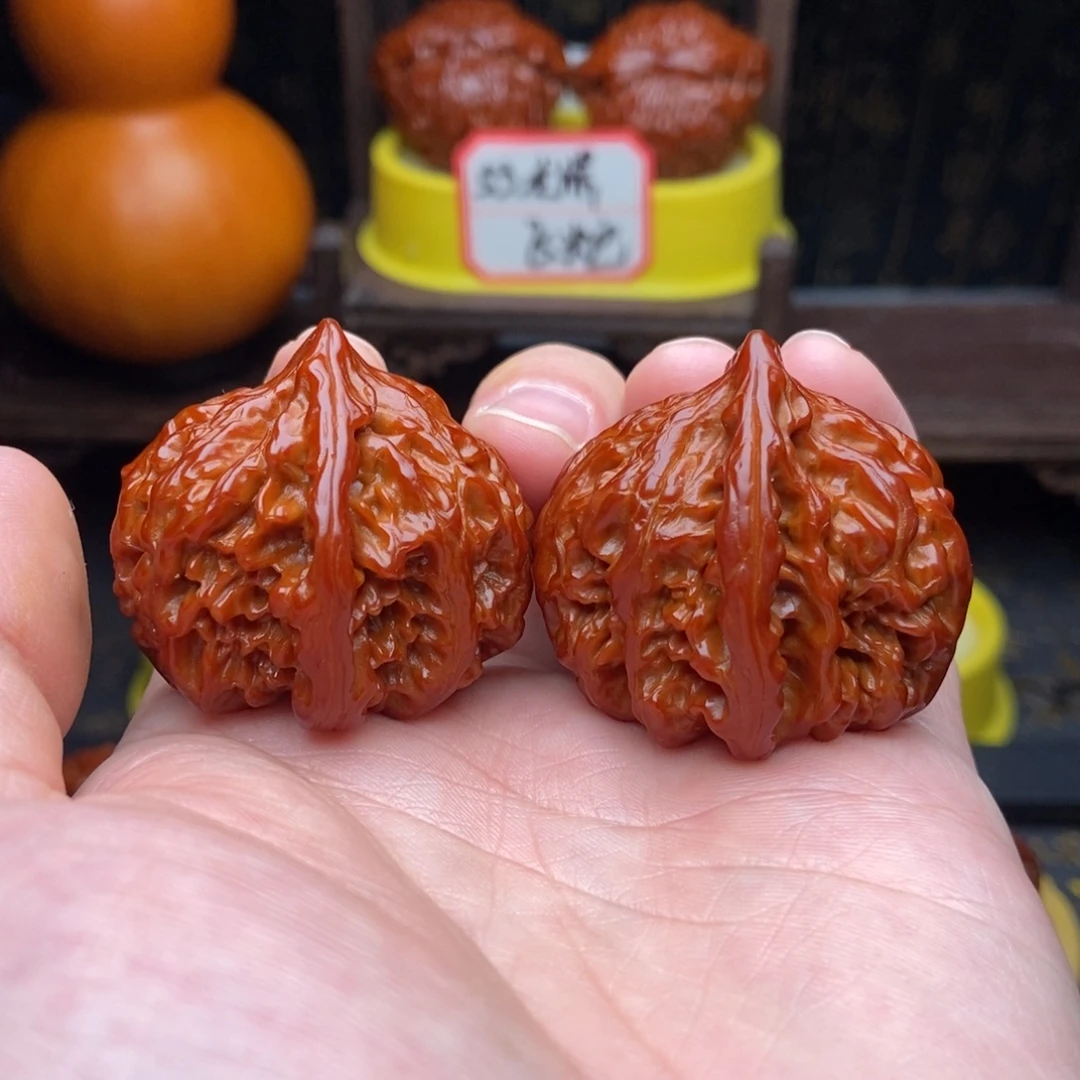 文玩核桃吊坠40火焰马蹄