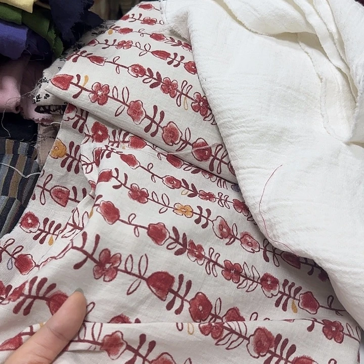 14支纯亚麻印花2米不退换
