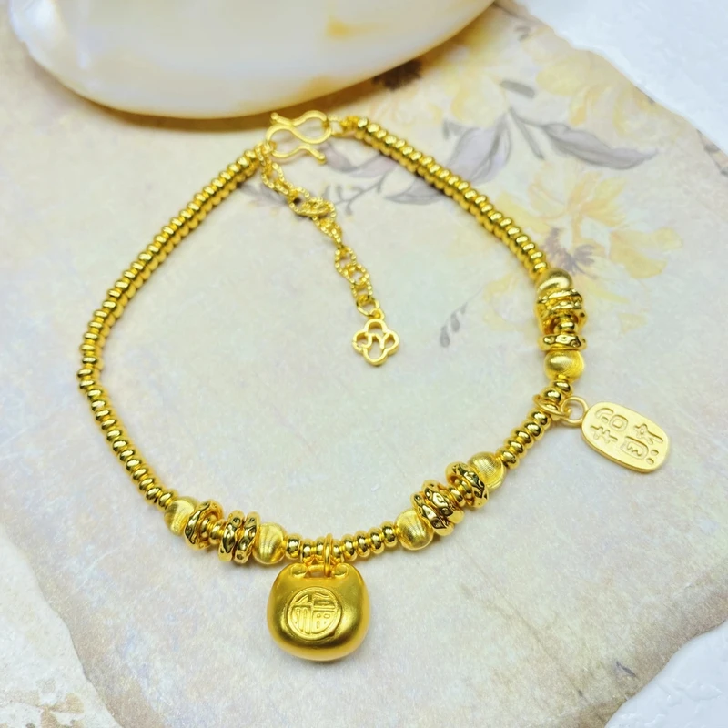 手链 手链 爆款K0334经典黄色福袋手链多样性发货48113