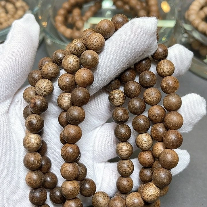 沉香手串文莱软丝棋楠8mm多福利