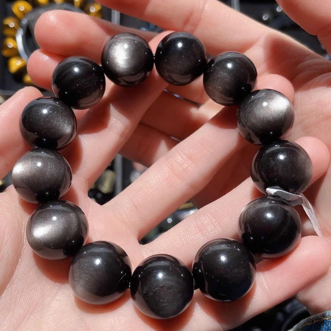 黑曜岩手链未镶嵌冬**?