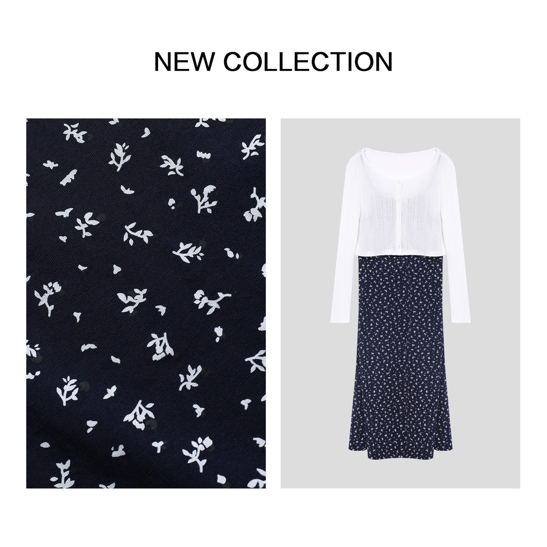 【芳芳专属】 L3F39001B 轻盈春意 印花连衣裙