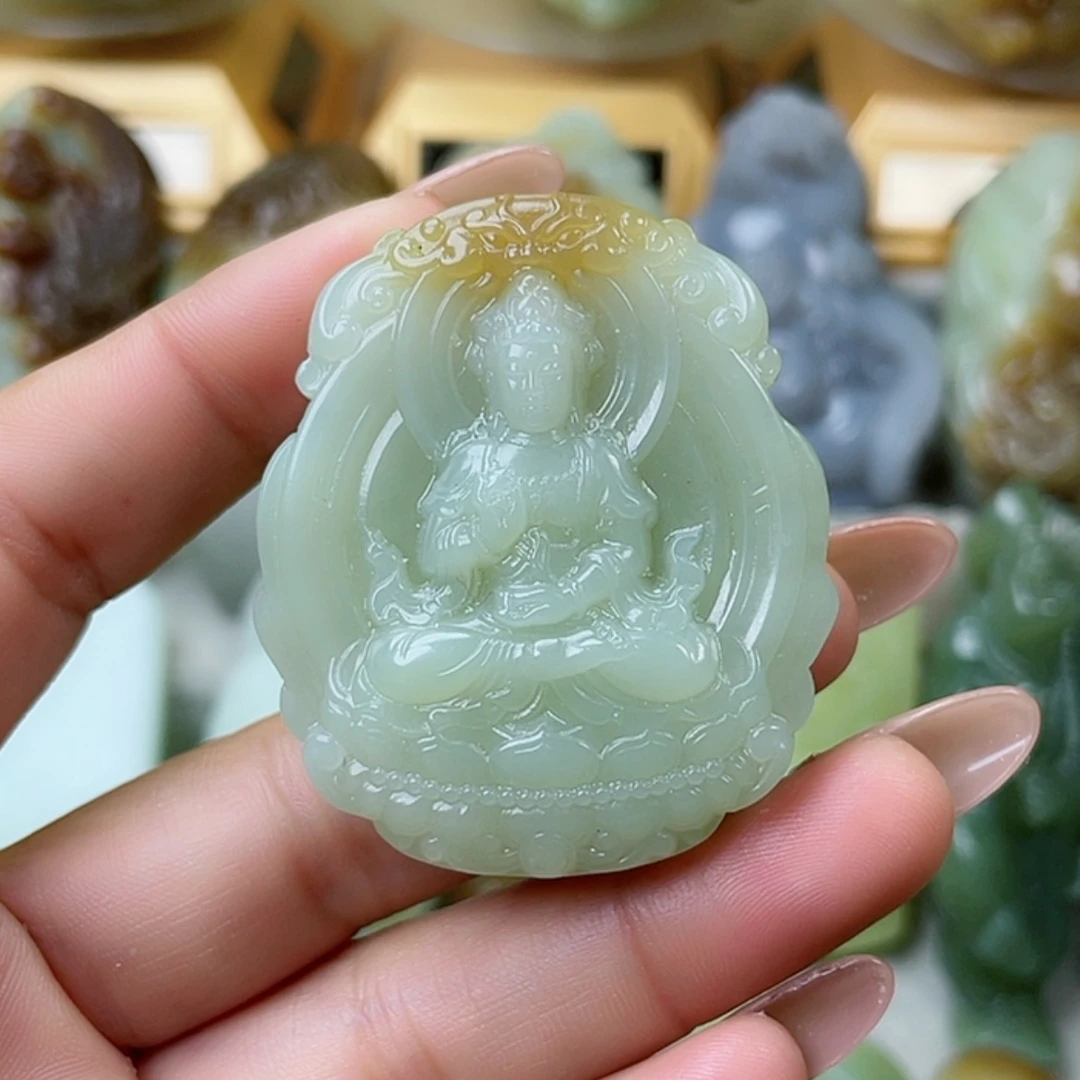 【闪购商品】未镶嵌和田玉挂件小****爱