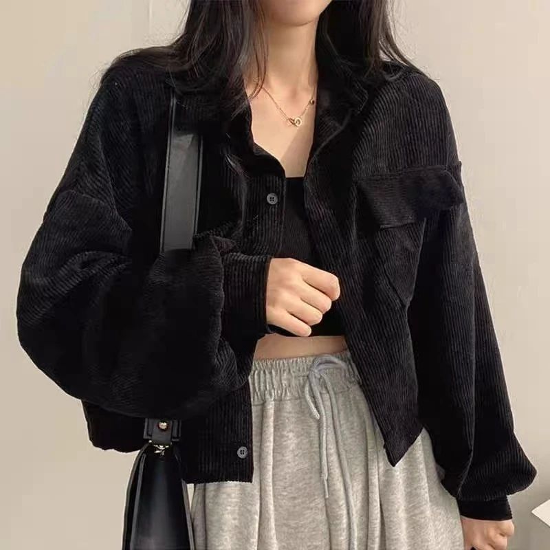 Q25 91104 韩系外套女新款开衫韩版高级感设计感小众别致显瘦上衣