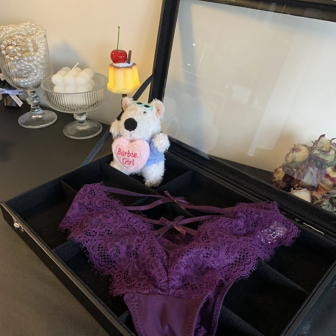 【布朗尼小姐】性感纯欲蕾丝绑带蝴蝶结内裤