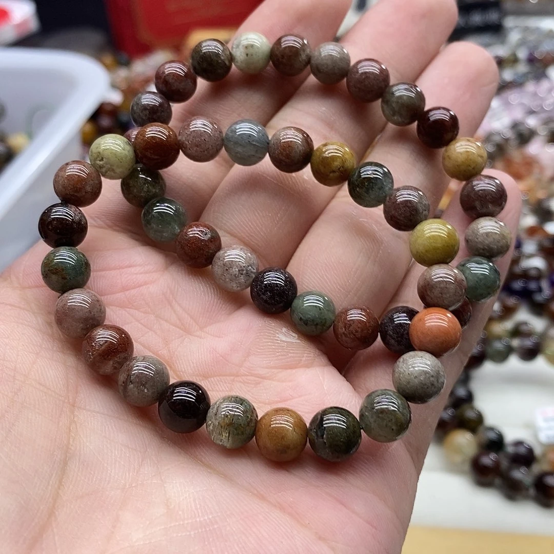 水晶手链未镶嵌多样性发货发一条