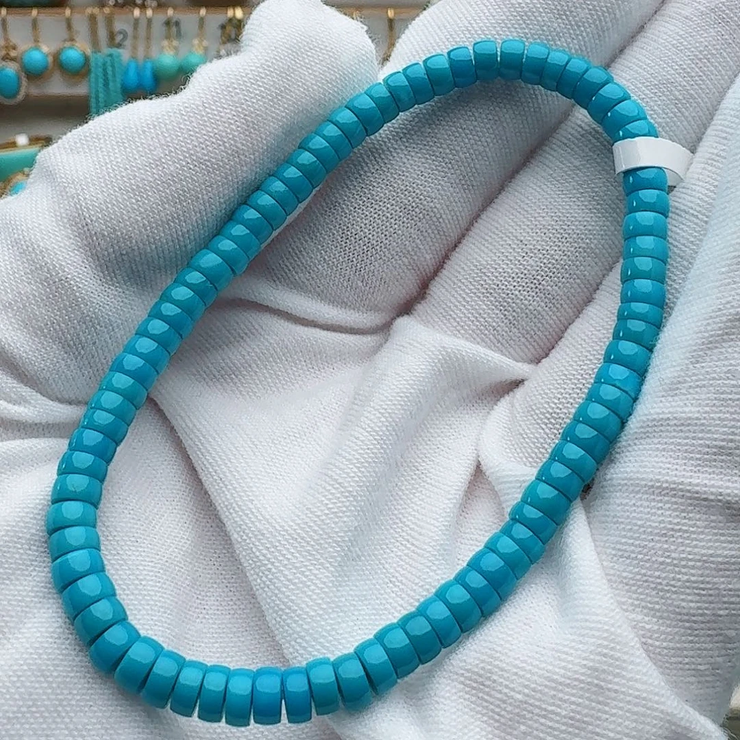 绿松石未镶嵌手串