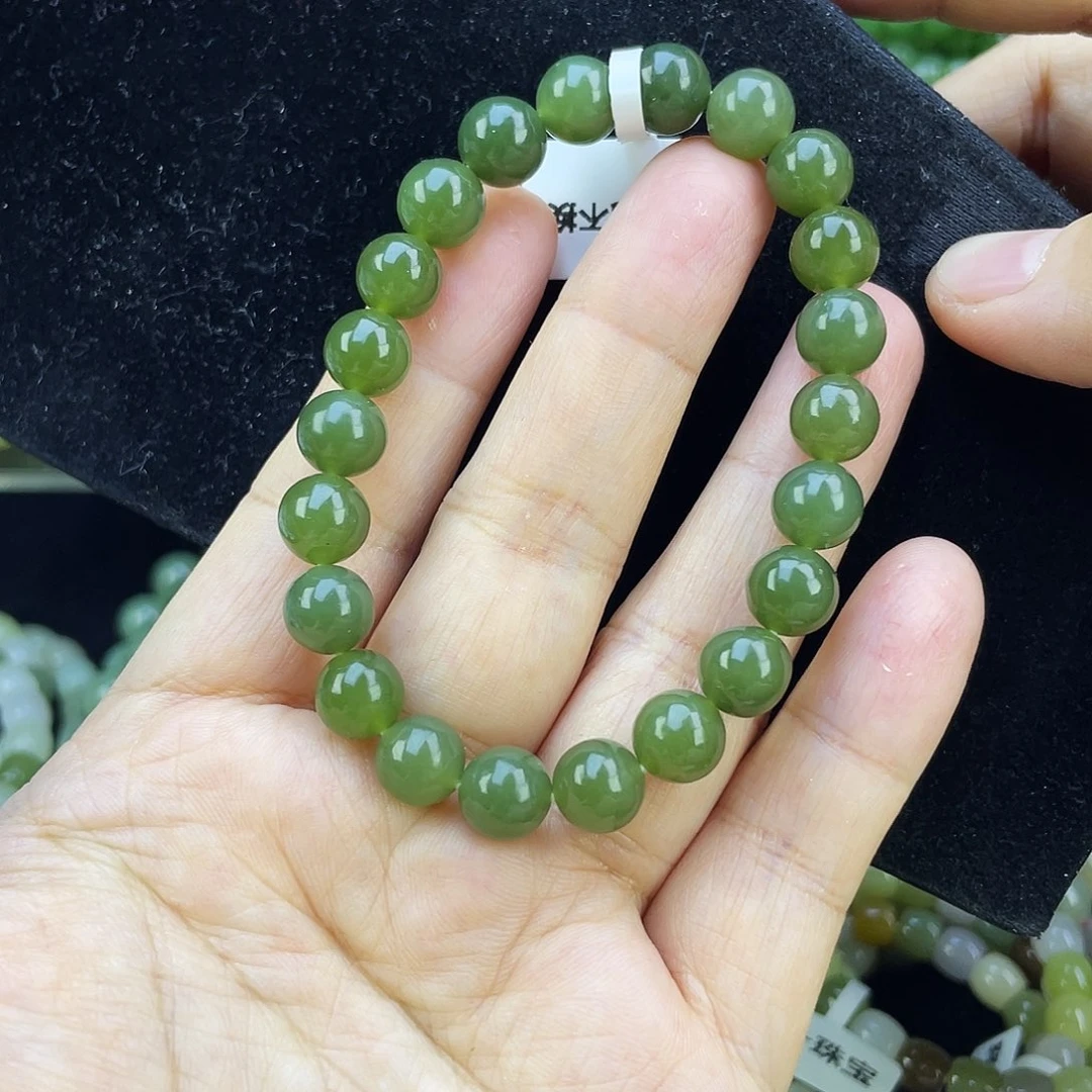 和田玉未镶嵌手链3