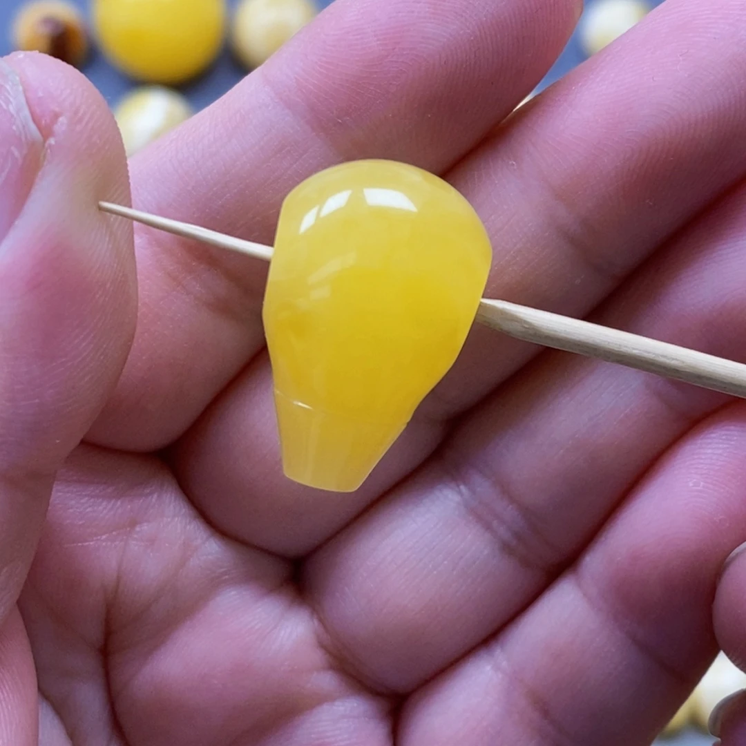 琥珀珠宝奇石未镶嵌尺寸15.4 mm