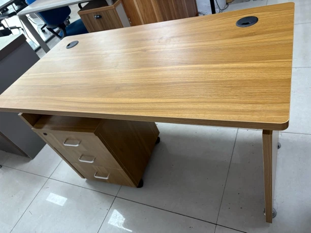 【同城】带抽屉带锁单人办公桌台式电脑桌办公室桌