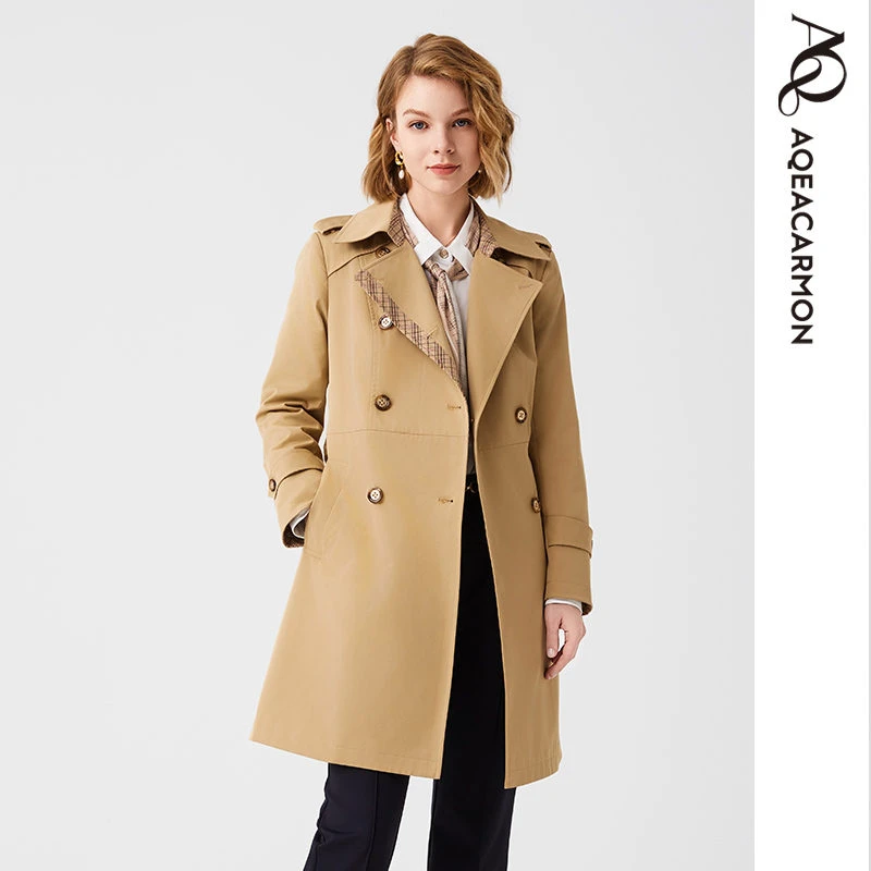 【粉丝专属】雅格上美 秋季女士风衣 A24QF32J12