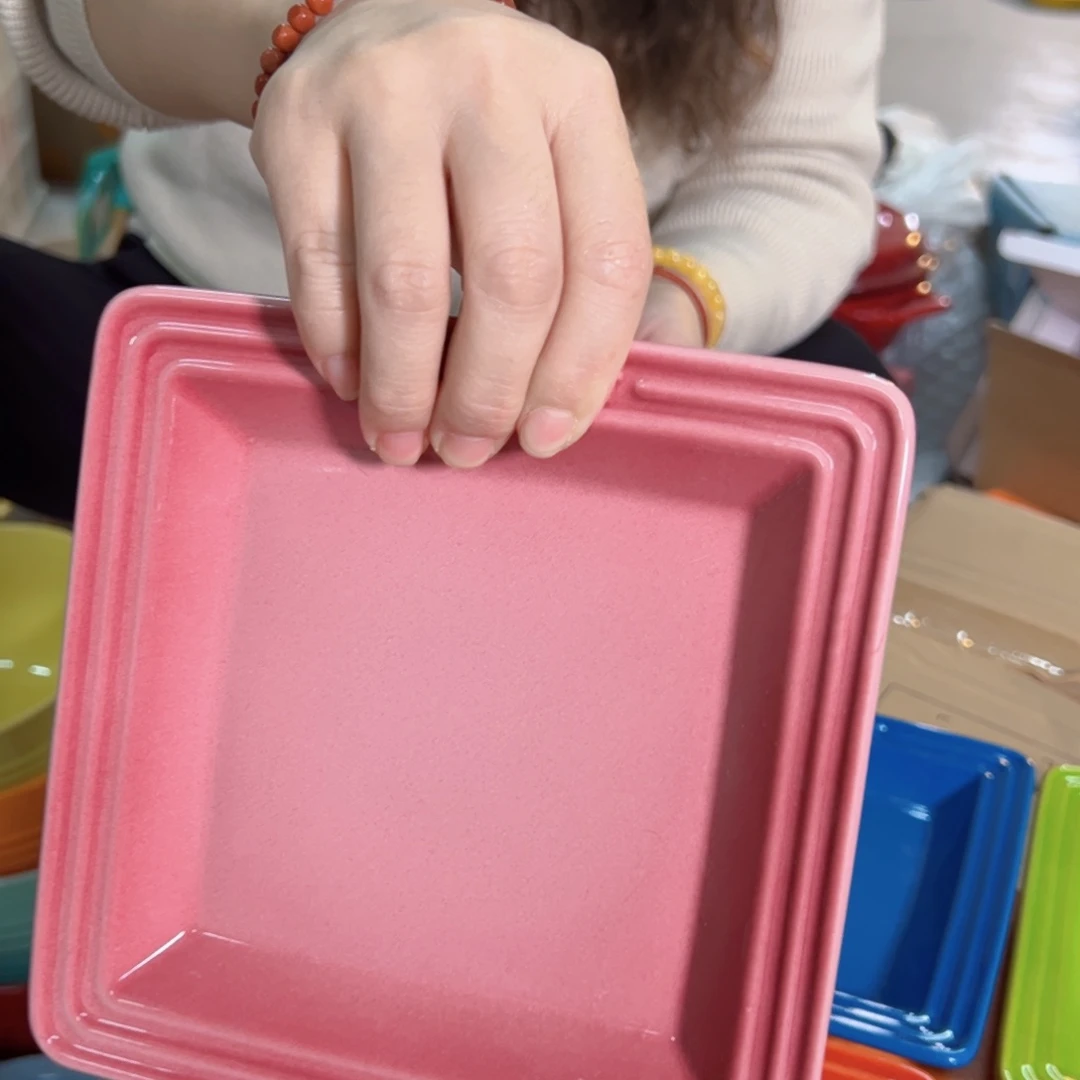 陶瓷石英粉小号方盘