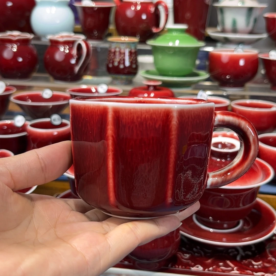 景德镇浅行窑咖啡杯