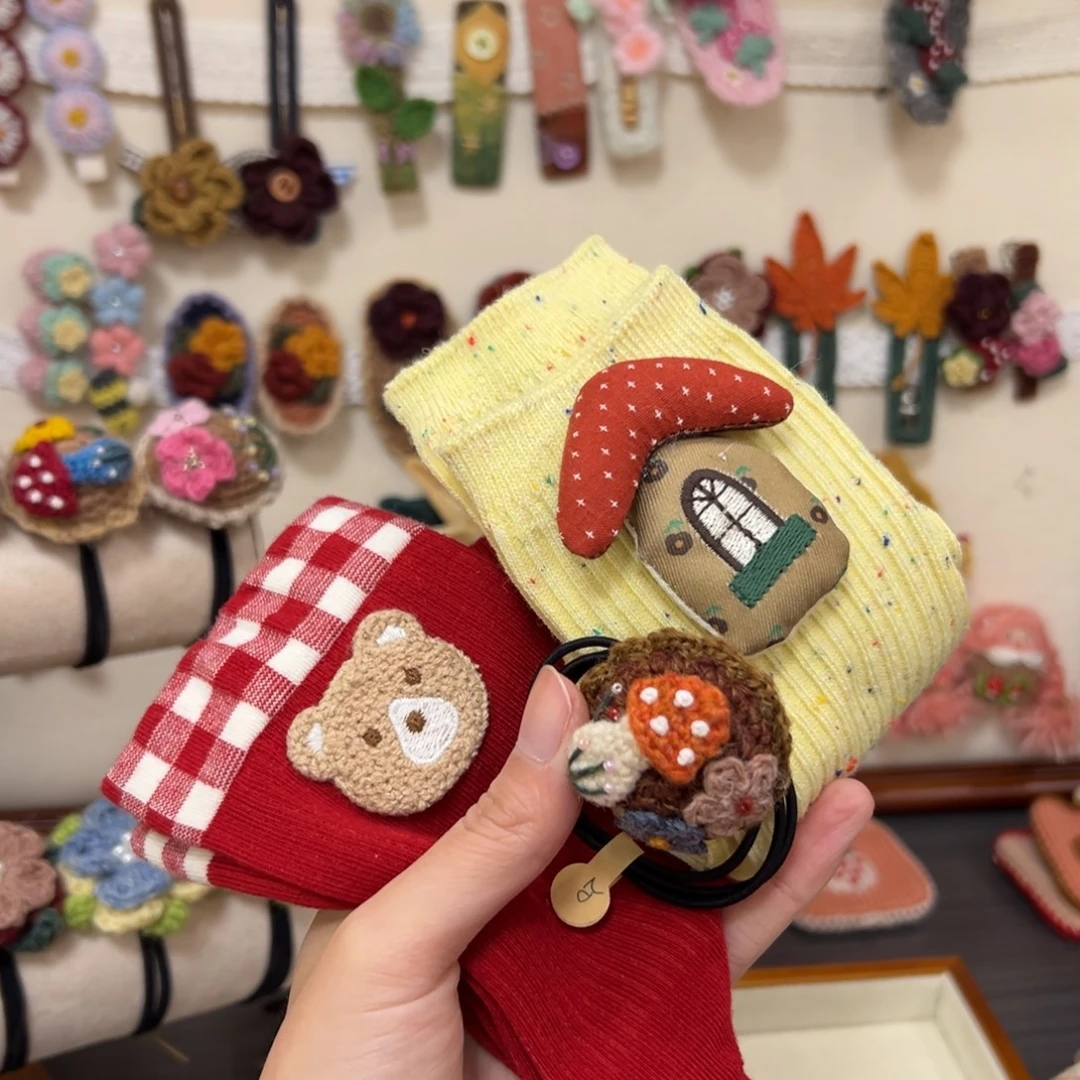 毛绒钩织刺绣手工包包玩偶居家用品