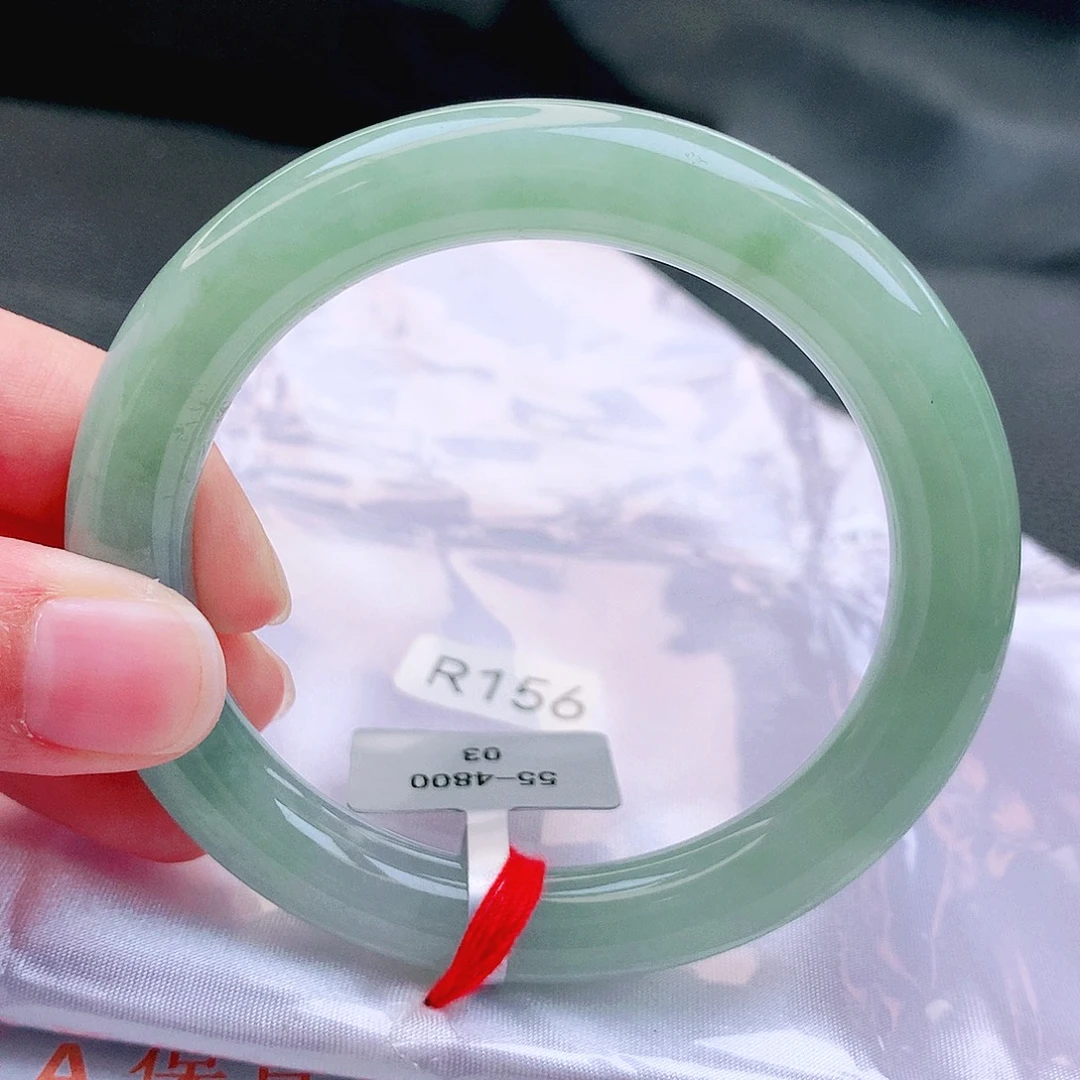 翡翠未镶嵌手镯缅甸天然a货翡翠手镯