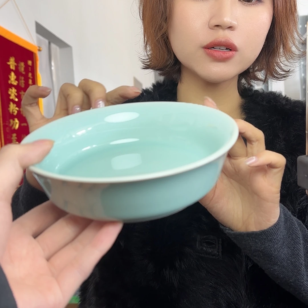 龙泉云间青瓷小米茶器