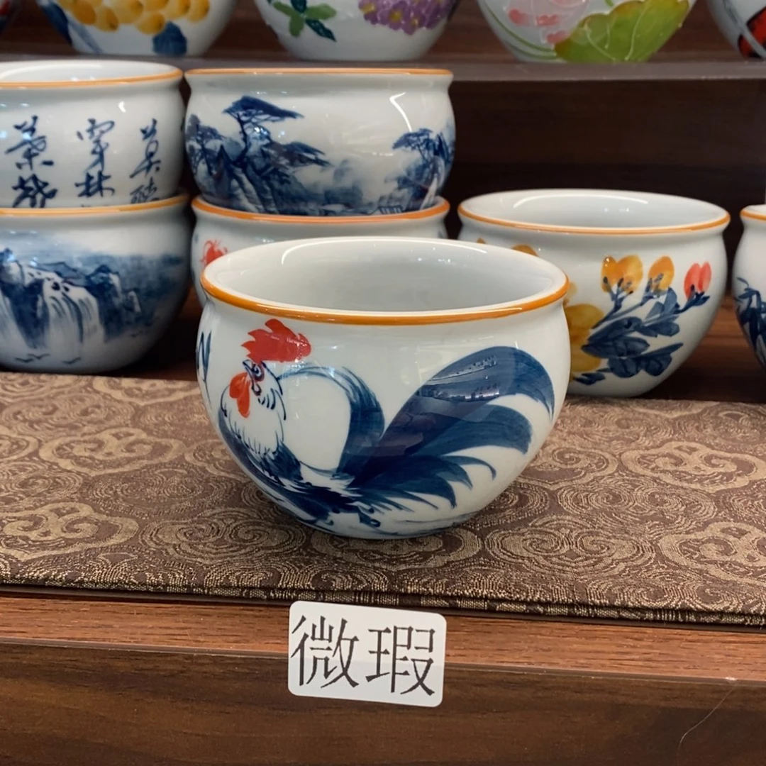 釉下彩手工绘制手工绘制