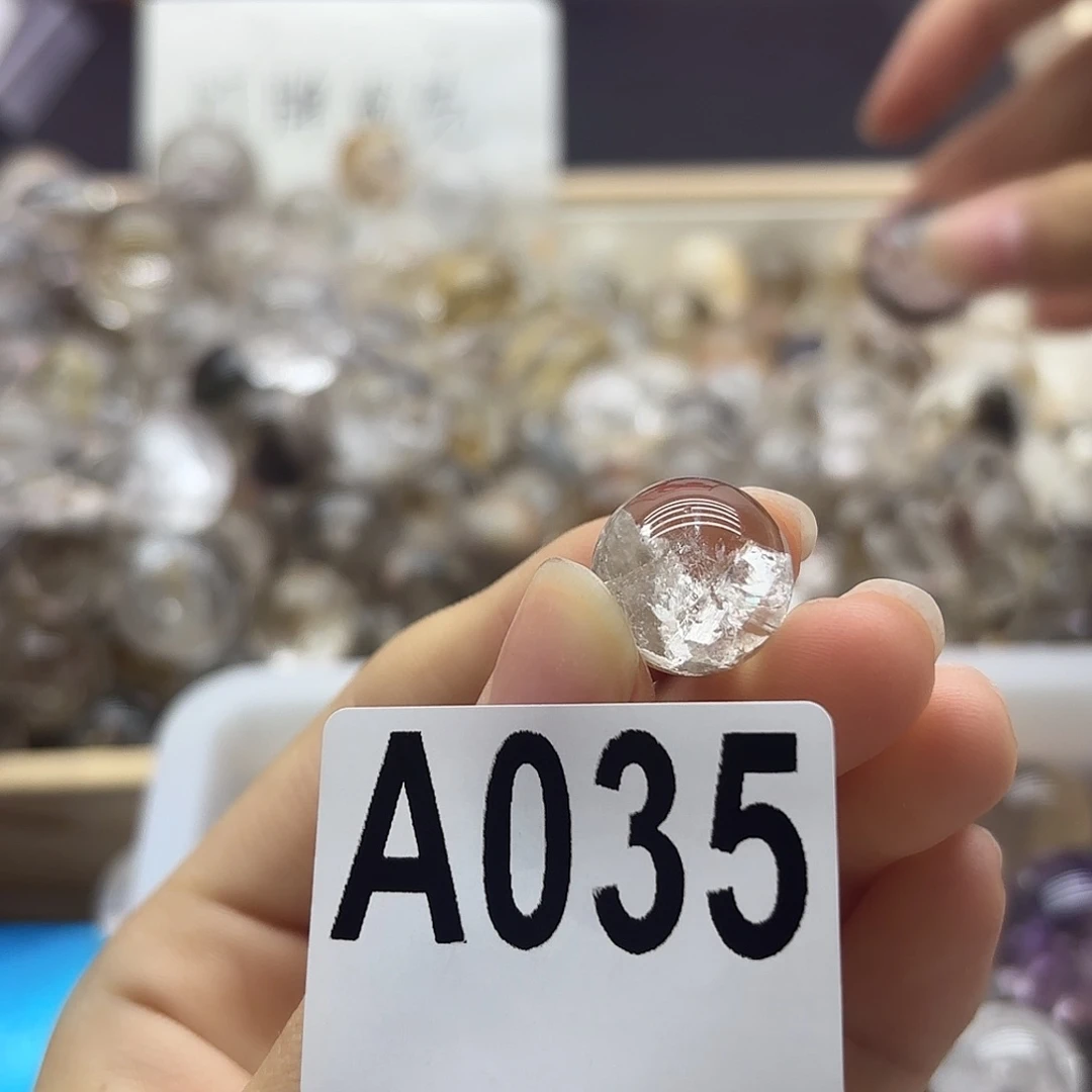 果***安珠宝半成品水晶未镶嵌35