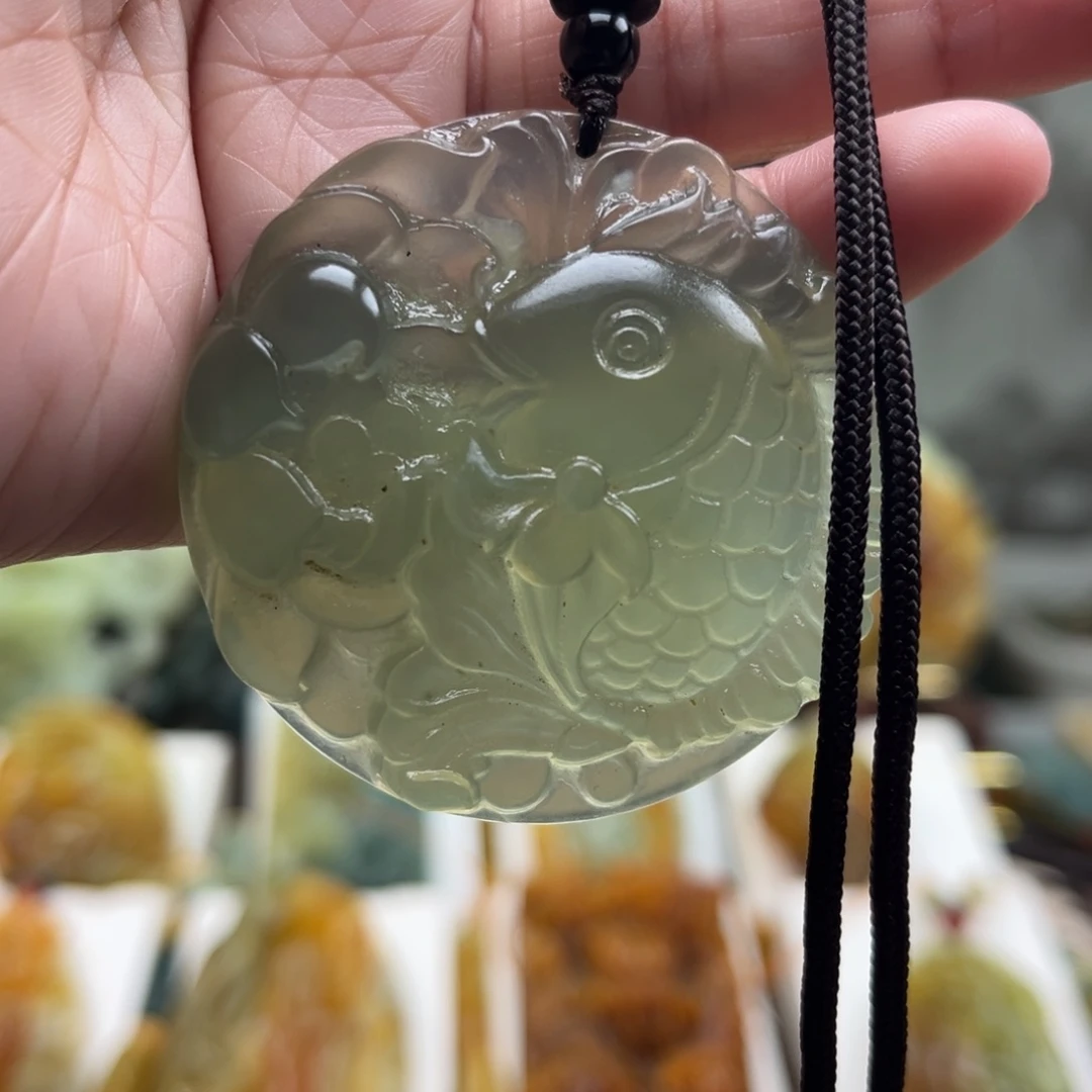 岫玉未镶嵌挂件挂件