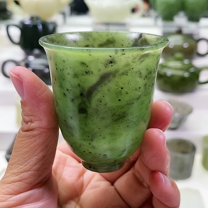 未镶嵌和田玉挂件茶杯60ml
