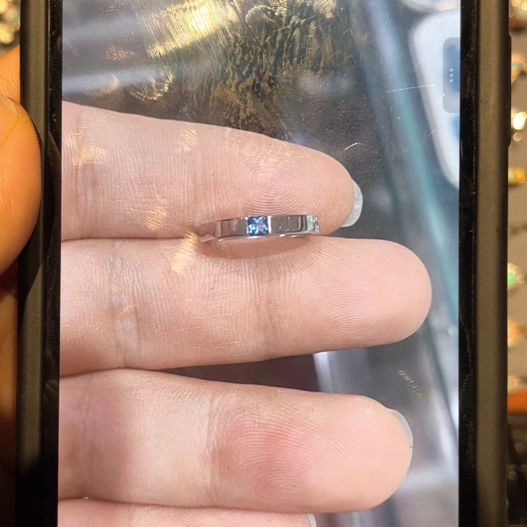 s***r托帕石戒指银S925镶嵌