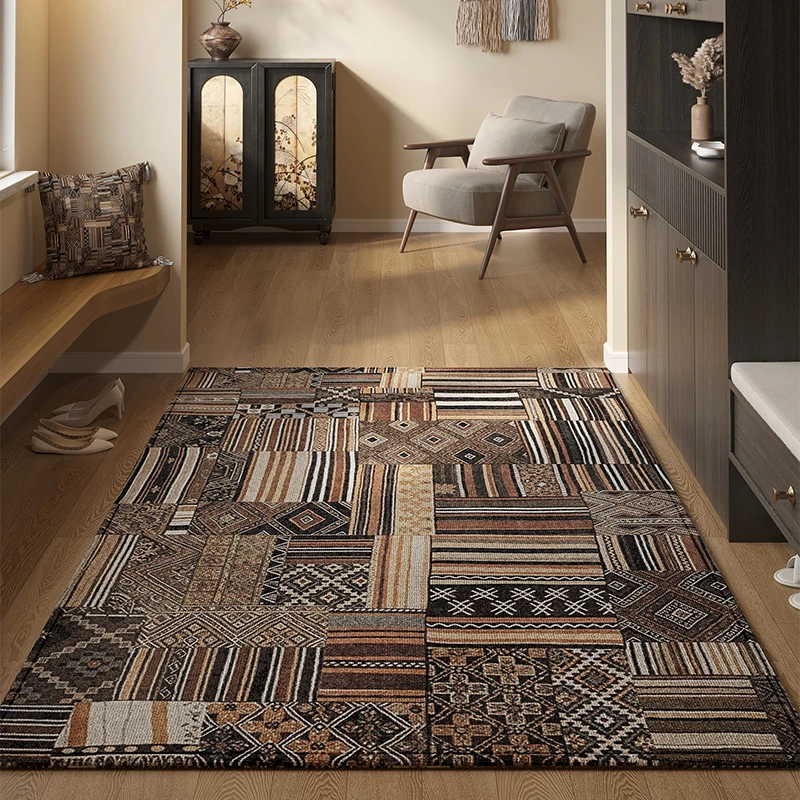 民族风高级感入户门地垫家用玄关防滑家用脚垫耐磨耐脏进门门垫