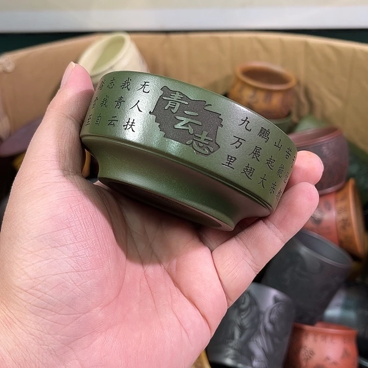 茶杯紫砂全手工紫砂主人杯