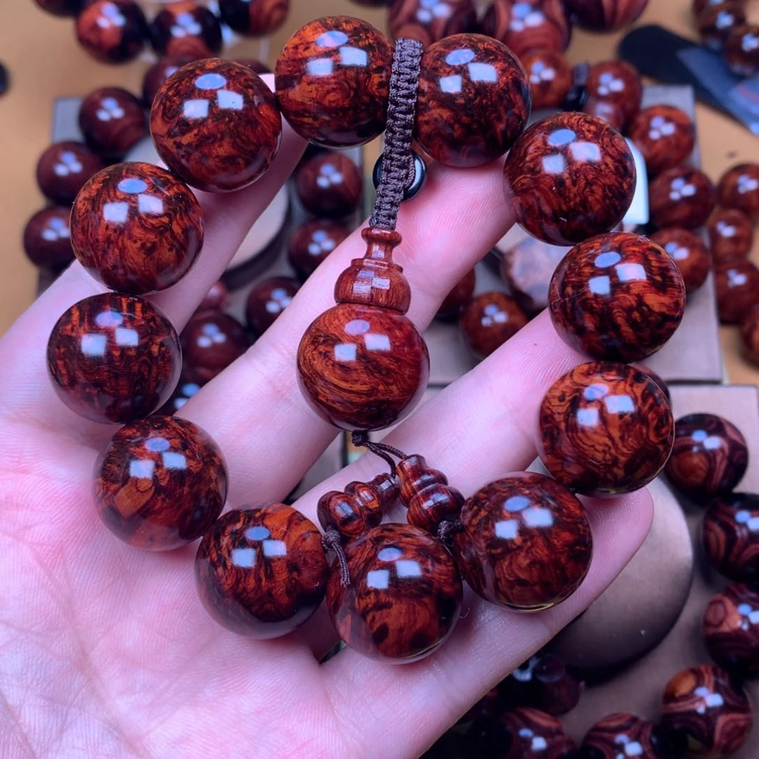 黄花梨/降香黄檀调****刚黄花梨手串2.0